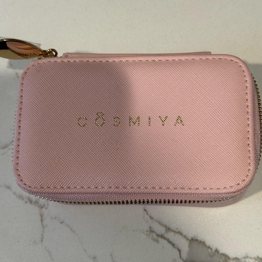 Pink Jewelry Travel Case